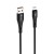 Elastyczny kabel USB-A do Lightning Forcell F-Energy Silicone 12W – 1 m – Czarny