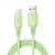 Elastyczny kabel USB-A do Lightning Forcell F-Energy Silicone 12W – 1 m – Zielony