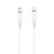Aksamitnie elastyczny kabel USB-C do Lightning Forcell F-Energy Silicone 27W PD – 1 m – Biały