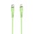 Aksamitnie elastyczny kabel USB-C do Lightning Forcell F-Energy Silicone 27W PD – 1 m – Zielony