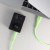 Aksamitnie elastyczny kabel USB-A do Micro USB Forcell F-Energy Silicone 18W QC 3.0 – 1 m – Zielony