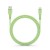 Aksamitnie elastyczny kabel USB-A do Micro USB Forcell F-Energy Silicone 18W QC 3.0 – 1 m – Zielony