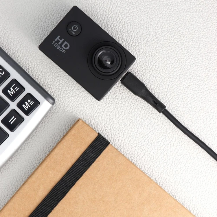 Aksamitnie elastyczny kabel USB-A do Micro USB Forcell F-Energy Silicone 18W QC 3.0 – 1 m – Czarny