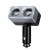 Rozdzielacz Gniazda Zapalniczki Hoco Z65 240W 12-24V Dual