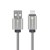 Pancerny kabel USB-A do Lightning Forcell F-Energy Metal 12W – 2 m – Srebrny