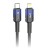 Stylowy kabel USB-C do Lightning Forcell F-Energy Gradient 27W PD – 1 m – Czarny