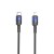 Stylowy kabel USB-C do Lightning Forcell F-Energy Gradient 27W PD – 1 m – Czarny