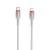 Stylowy kabel USB-C do Lightning Forcell F-Energy Gradient 27W PD – 1 m – Biały