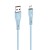 Elastyczny kabel USB-A do Lightning Forcell F-Energy Silicone 12W – 1 m – Niebieski