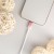 Stylowy kabel USB-A do Lightning Forcell F-Energy Gradient 12W – 1 m – Biały