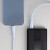 Aksamitnie elastyczny kabel USB-C do Lightning Forcell F-Energy Silicone 27W PD – 1 m – Niebieski