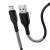 Wytrzymały kabel USB-A do USB-C Forcell F-Energy Carbon 60W QC 4.0 – 1 m – Czarny