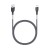 Wytrzymały kabel USB-A do USB-C Forcell F-Energy Carbon 60W QC 4.0 – 1 m – Czarny