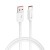 Superszybki kabel USB-A do USB-C Forcell F-Energy 60W QC 4.0 – 1 m – Biały