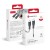 Pancerny kabel USB-C do USB-C Forcell F-Energy Carbon 66W PD – 1 m – Czarny