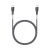 Pancerny kabel USB-C do USB-C Forcell F-Energy Carbon 66W PD – 1 m – Czarny