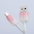Stylowy kabel USB-A do Micro USB Forcell F-Energy Gradient 18W QC 3.0 – 1 m – Biały