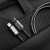 Pancerny kabel USB-C do USB-C Forcell F-Energy Metal 100W PD z chipem E-Mark – 1 m – Srebrny