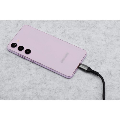 Wytrzymały kabel USB-A do USB-C Forcell F-Energy Cafule 66W – 3 m – Czarny