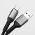 Wytrzymały kabel USB-A do USB-C Forcell F-Energy Cafule 66W – 3 m – Czarny