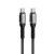 Wytrzymały kabel USB-C do USB-C Forcell F-Energy Cafule 100W PD – 3 m – Czarny