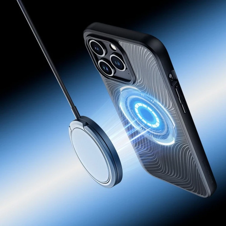 Etui Dux Ducis Aimo Mag do iPhone 15 Pro Max Czarny - MagSafe