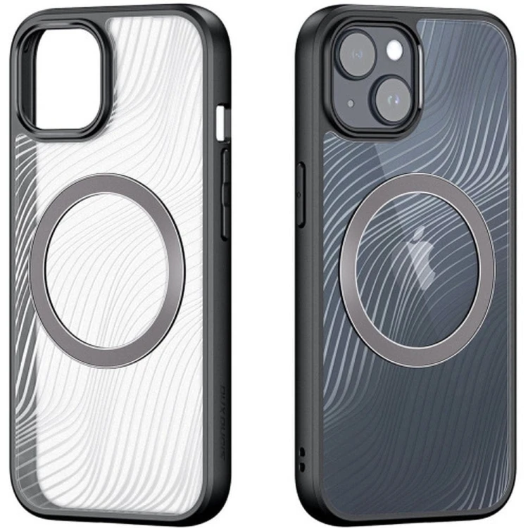 Etui Dux Ducis Aimo Mag do iPhone 15 Plus Czarny - MagSafe