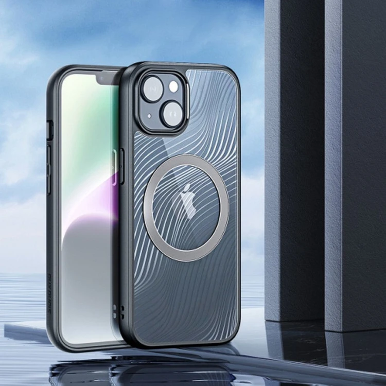 Etui Dux Ducis Aimo Mag do iPhone 15 Plus Czarny - MagSafe