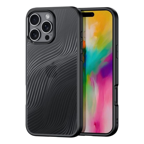 Etui Dux Ducis Aimo Mag do iPhone 16 Pro Max Czarny - MagSafe