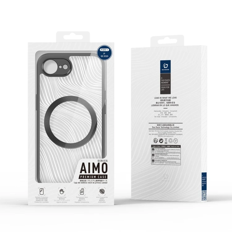 Etui Dux Ducis Aimo Mag do iPhone 16e / 17e Czarny - MagSafe