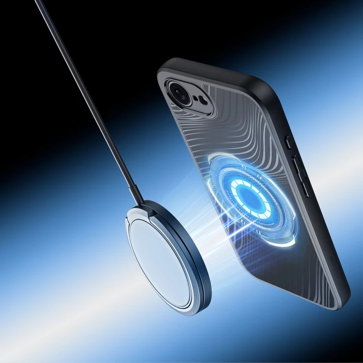 Etui Dux Ducis Aimo Mag do iPhone 16e / 17e Czarny - MagSafe