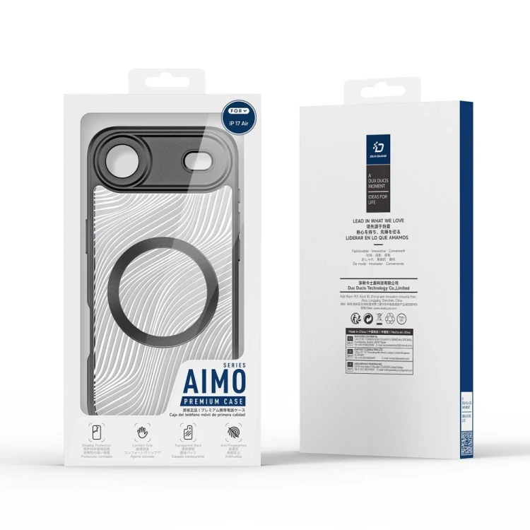Etui Dux Ducis Aimo Mag do iPhone 17 Air Czarny - MagSafe