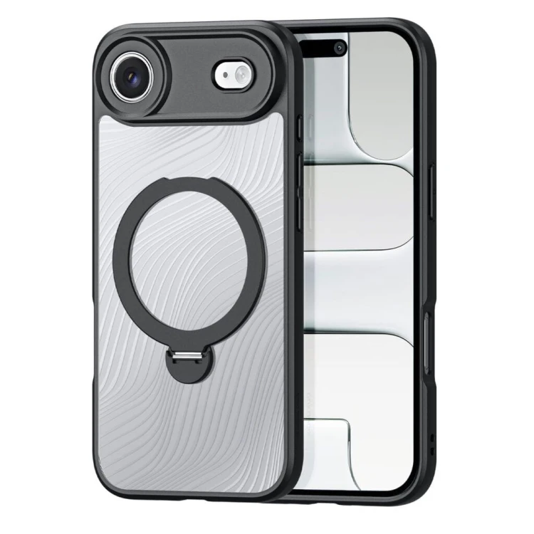 Etui Dux Ducis Aimo Mag Stand do iPhone 17 Air Czarny - Podstawka