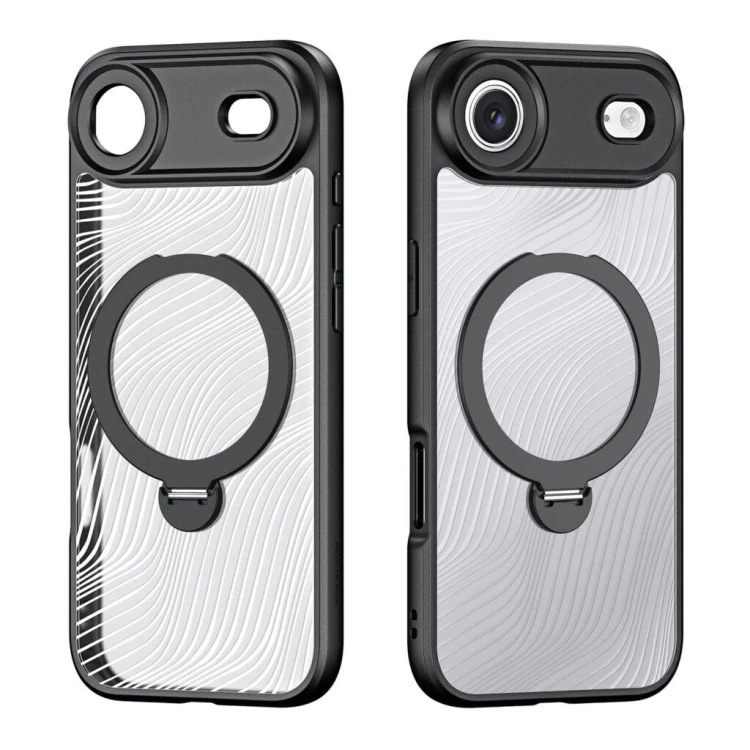 Etui Dux Ducis Aimo Mag Stand do iPhone 17 Air Czarny - Podstawka