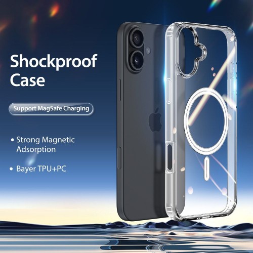 Etui Dux Ducis Clin Mag do iPhone 16 Plus - Przezroczyste MagSafe