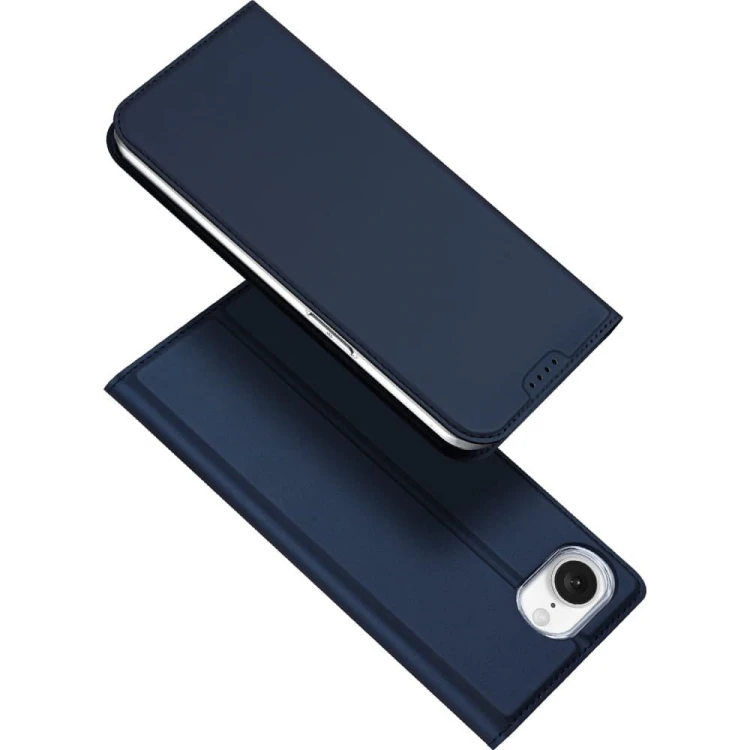 Etui z klapką Dux Ducis Skin Pro do iPhone 16e / 17e Niebieskie - Kabura