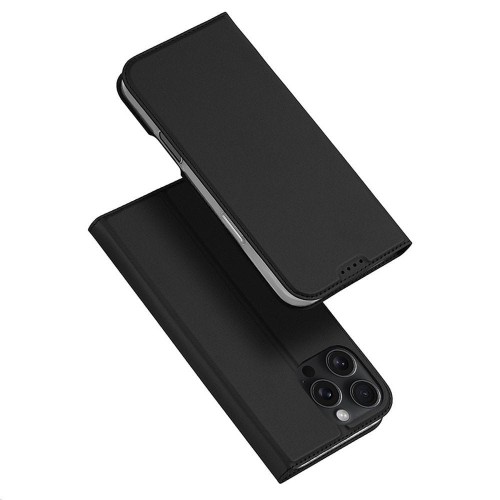 Etui z klapką Dux Ducis Skin Pro do iPhone 16 Pro Czarne - Kabura