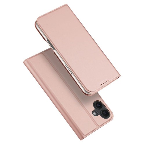 Etui z klapką Dux Ducis Skin Pro do iPhone 16 Plus Różowe - Kabura