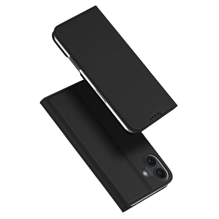 Etui z klapką Dux Ducis Skin Pro do iPhone 16 Plus Czarne - Kabura