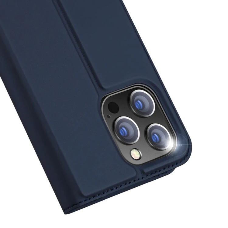 Etui z klapką Dux Ducis Skin Pro do iPhone 15 Niebieskie - Kabura