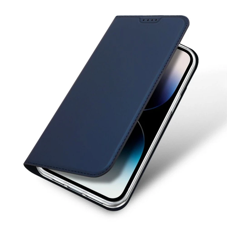 Etui z klapką Dux Ducis Skin Pro do iPhone 15 Niebieskie - Kabura