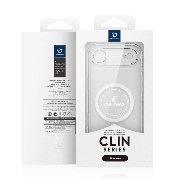 Etui Dux Ducis Clin Mag do iPhone 17 Air - Przezroczyste MagSafe