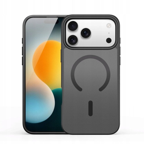 Etui Dux Ducis Yind Open Ring do iPhone 17 Pro Czarne - Hybrydowe
