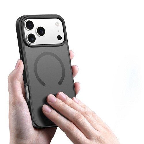 Etui Dux Ducis Yind MagSafe do iPhone 17 Air Czarne - Hybrydowe