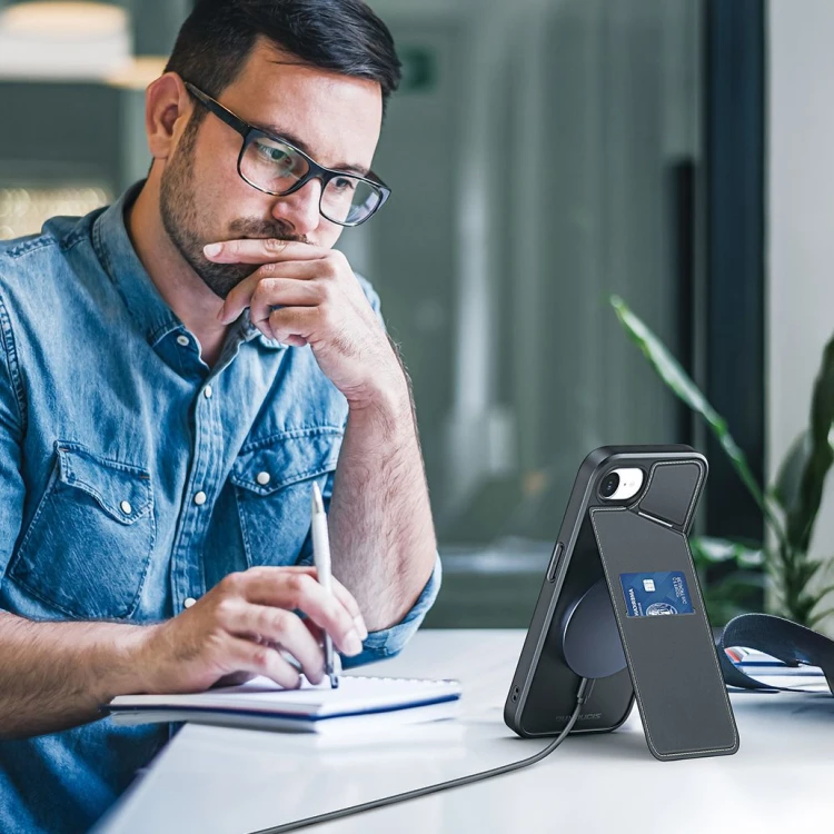 Futerał Dux Ducis Rafi II Mag do iPhone 16e / 17e Czarny - MagSafe RFID