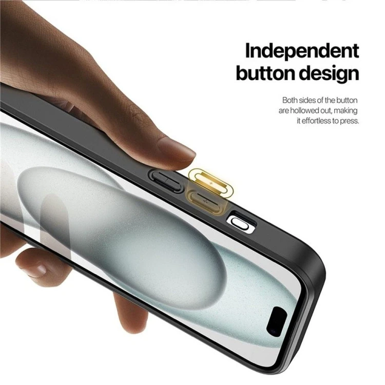 Futerał Dux Ducis Rafi II Mag do iPhone 15 Plus Czarny - MagSafe RFID