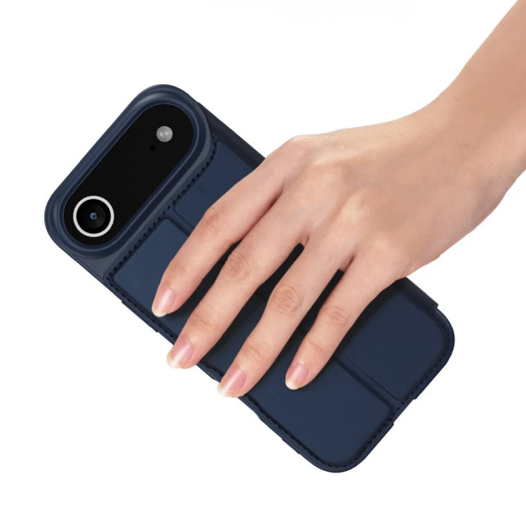 Etui z klapką Dux Ducis Skin Pro do iPhone 17 Air Niebieskie - Kabura