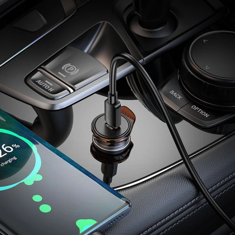 Mini Ładowarka Samochodowa Hoco NZ16 USB-C PD 30W Szybka
