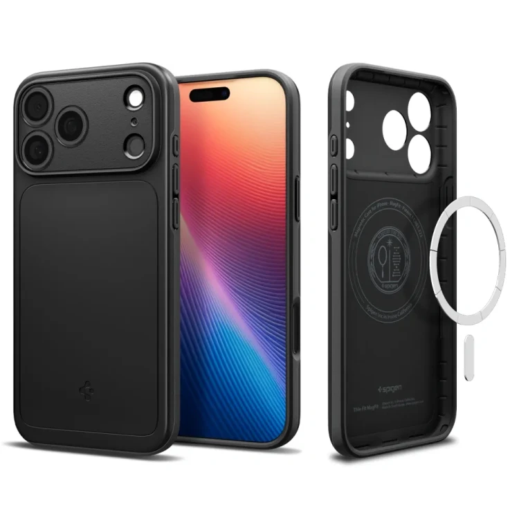 Etui SPIGEN Thin Fit Mag do iPhone 17 Pro Max – Kompatybilne z MagSafe – Black