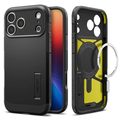 Pancerne etui SPIGEN Tough Armor Mag do iPhone 17 Pro Max – Kompatybilne z MagSafe – Black